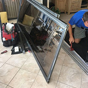 sliding glass door frame repair Davie